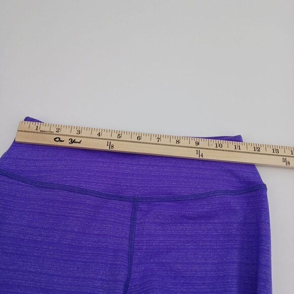 Beyond Yoga Stripe Capri Legging In Vivid Violet Women's S Activewear Athleisure - Picture 6 of 8